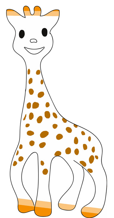imagen del logo de la jirafa sophie